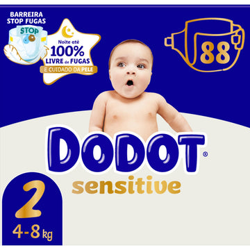 Dodot Sensitive Jumbo Pack Pañales Talla 2 88 uds