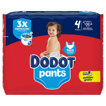 DODOT Pants Talla 4 (9-15 Kg) 33 unidades