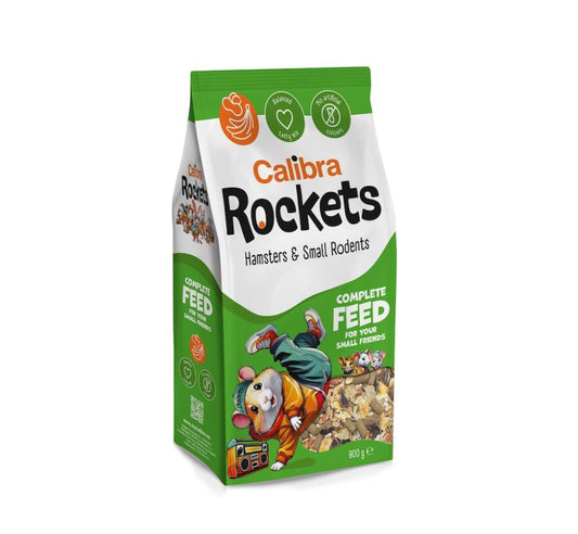 Calibra Rockets Alimento Completo para Hámsters y Pequeños Rodentes 900g