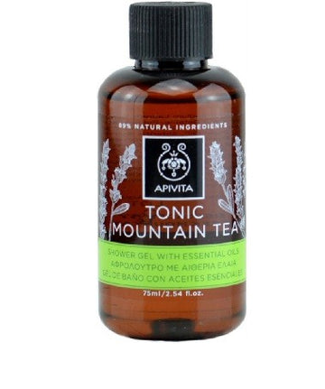 Apivita Gel de Baño Tonic Mountain Tea 75ml