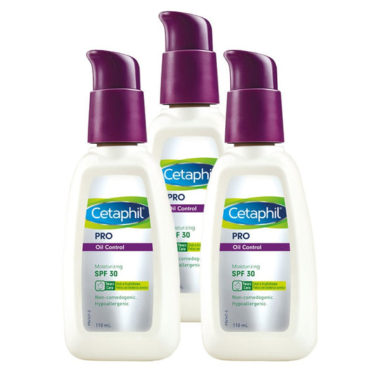 CETAPHIL Triplo CETAPHIL PRO Oil Control hidratante con SPF 30 3x118ML