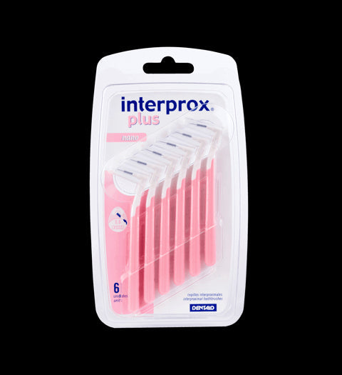 INTERPROX PLUS Cepillo Interproximal Angulado Nano 0.7 x6uds