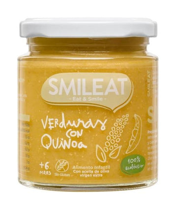 SMILEAT Tarrito Ecológico Verduras con Quinoa 230g