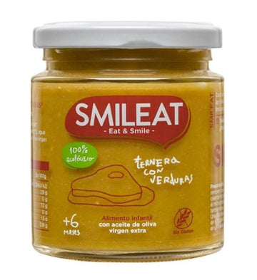 SMILEAT Tarrito Ecológico de Ternera con Verduras 230g