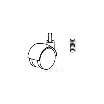 Ferplast Kit de Ruedas con Tornillo 4 ud