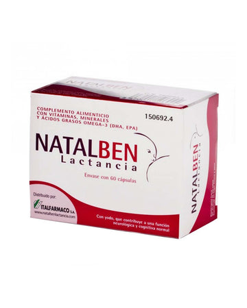 NATALBEN Lactancia 60 Cápsulas