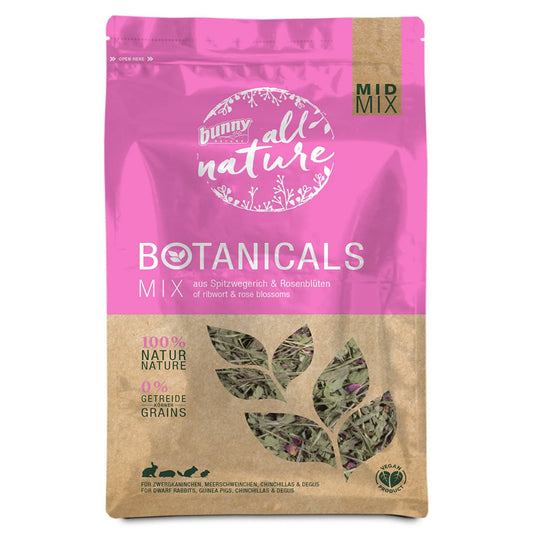 Bunny Botanicals Mezcla Llanten Menor y Pétalos de Rosa 120g