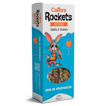 Calibra Rockets Sticks Conejos y Roedores - Verduras 120g