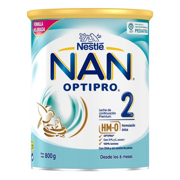 NAN OPTIPRO 2 Leche de Continuación para Lactantes Pack 4x800g