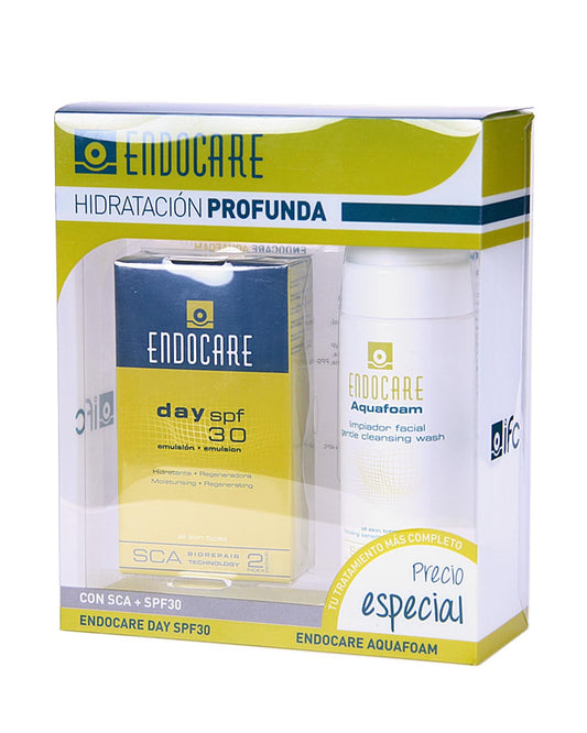 ENDOCARE Day Emulsion SPF 30 (40ml) + Aquafoam Limpiador Facial 125ml