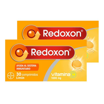 REDOXON Vitamina C Limón DUPLO 2x30 Comprimidos Efervescentes