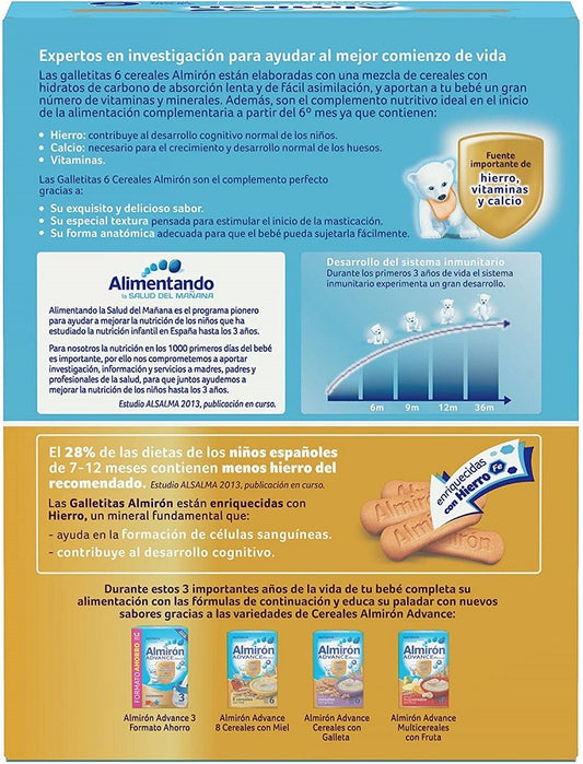 ALMIRÓN Galletas 6 Cereales 180g