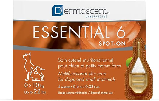 Dermoscent Essential 6 Suplemento para Perros 4 pipetas de 0,6ml
