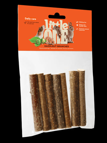 Little One Ramas de Avellano Snacks Roedores 8 ud
