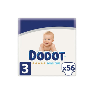 DODOT Pañales Sensitive Talla 3 (6-10kg) 56 Unidades