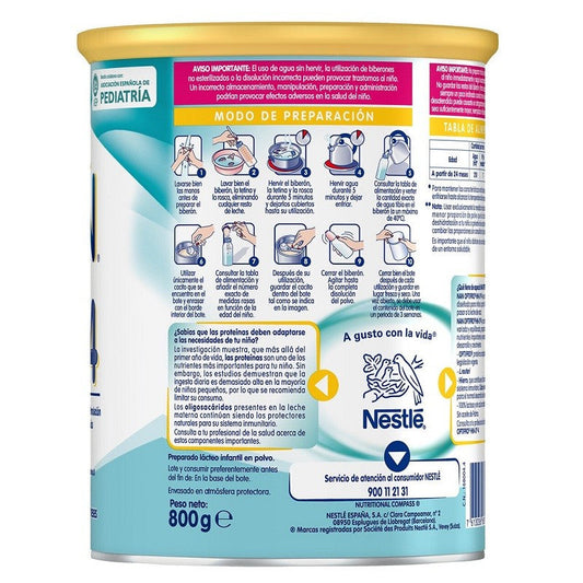 NAN OPTIPRO 4 Leche de Crecimiento para Lactantes 800g