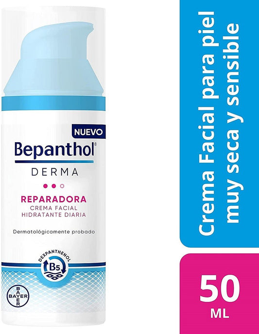 BEPANTHOL Derma Reparadora Crema Facial Hidratante Diaria 50ml