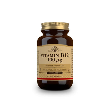 SOLGAR Vitamina B12 100μg (Cianocobalamina) 100 comprimidos