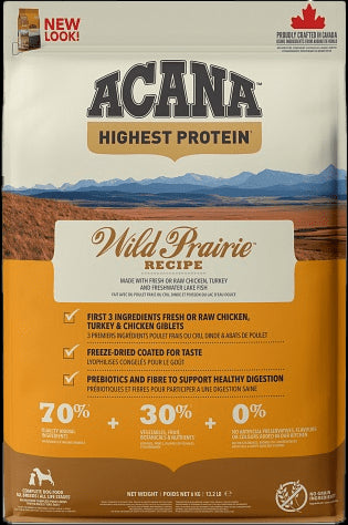 Acana Canine Adult Regionals Wild Prairie Pienso 6Kg