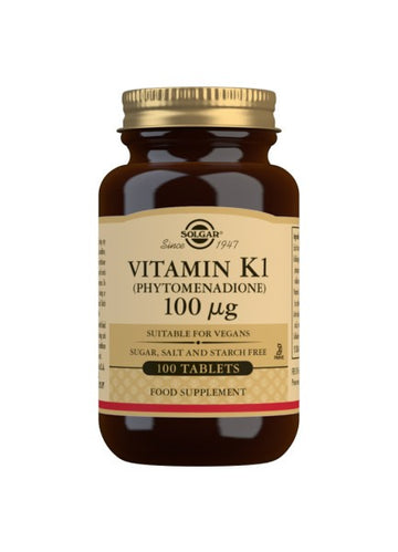 SOLGAR Vitamina K1 (100mg) 100 comprimidos