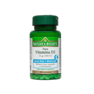 NATURE'S BOUNTY Vitamina D3 25 µg (1000 UI) 100 comprimidos