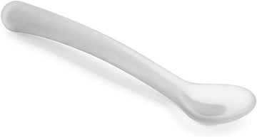 SUAVINEX Cuchara de Silicona para Bebé Blanca.