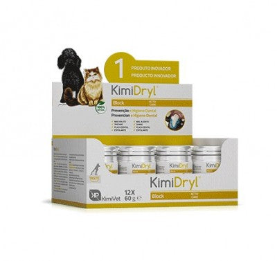 KimiVet KimiDryl Bloque Suplemento Bucal 60gx12 ud