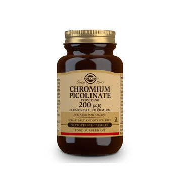SOLGAR Picolinato de Cromo 200mg 90 Cápsulas