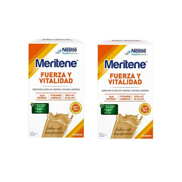 MERITENE Fuerza y Vitalidad Batido Café Descafeinado 30 sobres