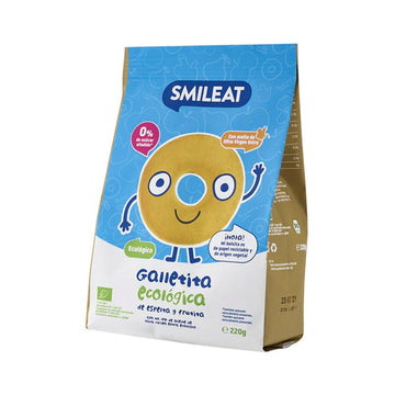 SMILEAT Galletas Ecológicas de Espelta y Fruta 220 gr