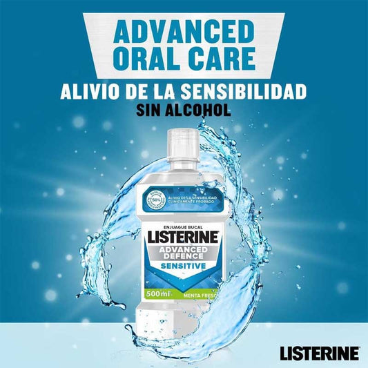 LISTERINE Advanced Defence Sensitive Menta Fresca 500 ml