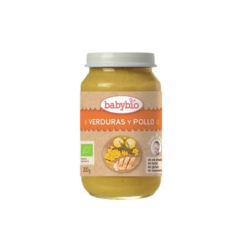 BABYBIO Tarrito BIO Verduras y Pollo +6m 200g