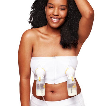 MEDELA Top Extracción Hands-Free Blanco Talla S
