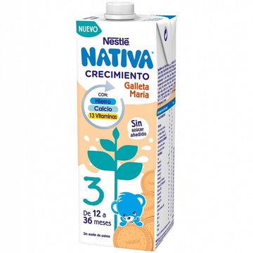 NATIVA 3 Crecimiento Galleta María 1L Nestlé
