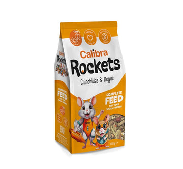 Calibra Rockets Alimento Completo Chinchillas y Degús 900g