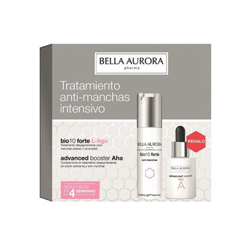 BELLA AURORA BIO 10 Forte L-Tigo Tratamiento Despigmentante 30ml + Advanced Booster AHA 30 ml de REGALO