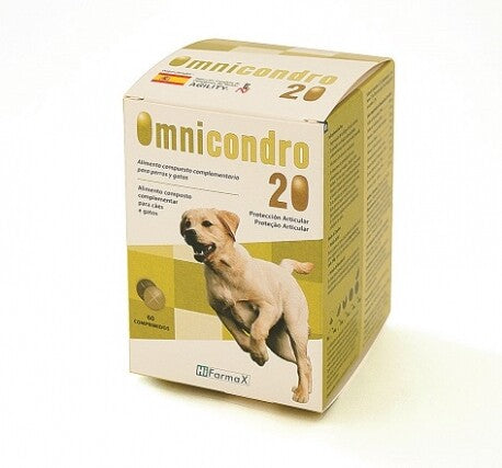 Hifarmax Omnicondro 20 Suplemento Nutricional para Mascotas 300 comp