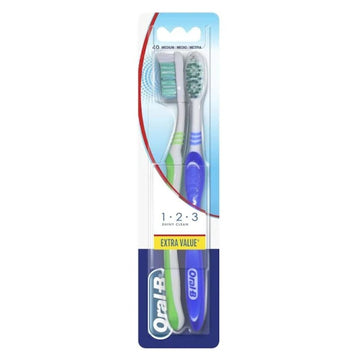 Oral-B Cepillo 123 Shiny Clean Duo Medio
