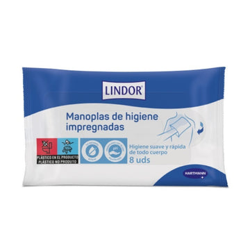 LINDOR Manoplas Higiénicas 8uds