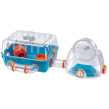 Ferplast Combi 2 Jaula para Hámsters Naranja/Azul