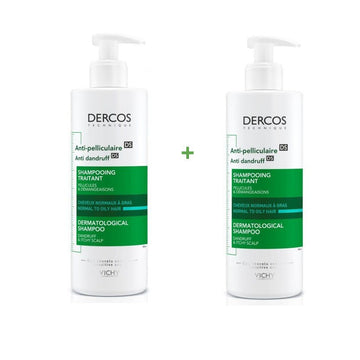 VICHY Dercos Anticaspa Cabello Normal-Graso Duplo 2x390ml