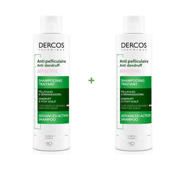 VICHY Dercos Champú Anticaspa Sensitive Duplo 2x200ml