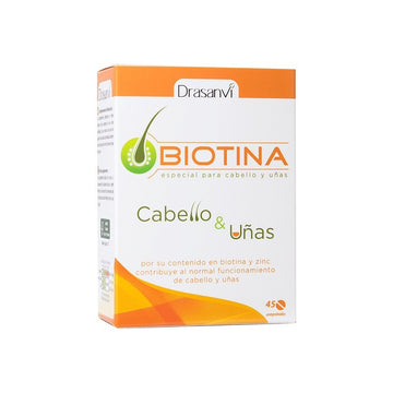 DRASANVI Biotina Cabello y Uñas 45 comprimidos