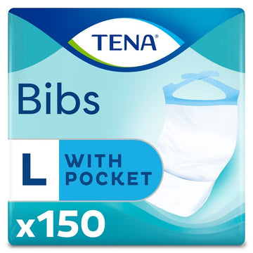 TENA Bibs Babero Adulto Desechable Talla L 150uds