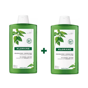 KLORANE Champú a la Ortiga Cabello Graso DUPLO 2x400ml