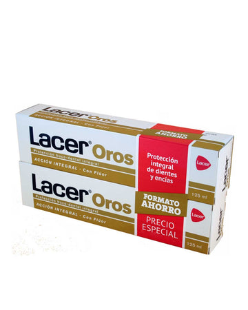 LACER Oros Pasta Dentífrica DUPLO 2x125ml