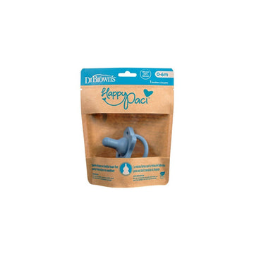 DR. BROWN'S Chupete Todo Silicona HappyPaci 0-6 meses Azul