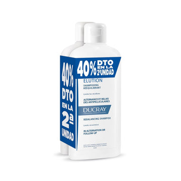 DUCRAY Elution Champú Suave Equilibrante DUPLO 2x400ml