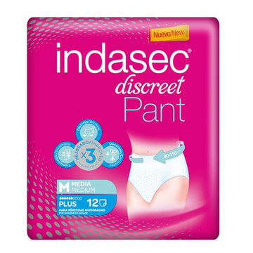INDASEC Discreet Pant Plus Talla M 12 uds
