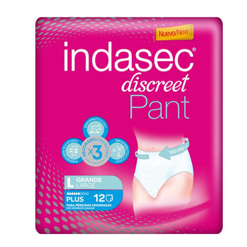 INDASEC Discreet Pant Plus Talla G 12 uds